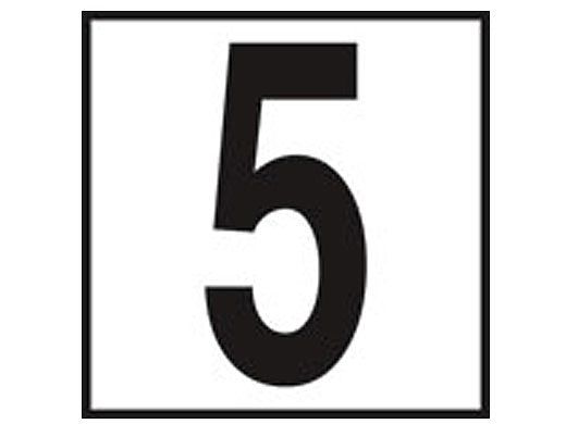 Inlays Depth Marker 6x6 Frost Proof Tile | 5 Non-Skid | C621050