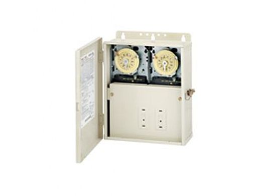 Intermatic Dual Box With Dual T104M 208-277V Timers | T10404R