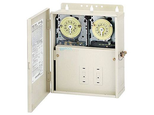 Intermatic Power Center Dual Box W/1 T104M - 1 T106M 2 Speed Pump 208-277V | T10604R