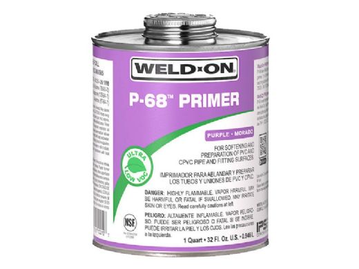Weld-On P-68 Purple Primer | 1 Quart | 10210