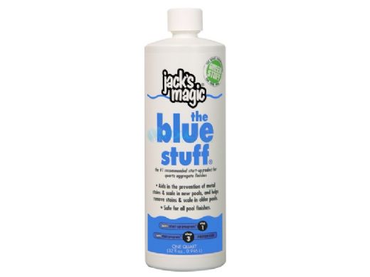 Jack's Magic The Blue Stuff Quartz Metal Solution | 32 Oz. Bottle | JMBLUE032