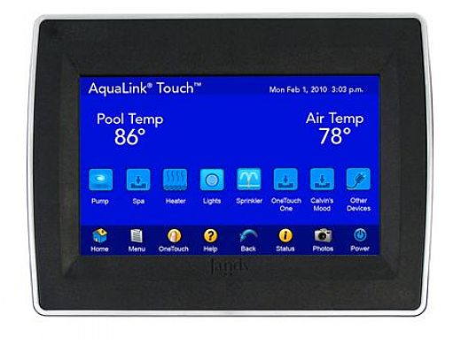 Jandy AquaLink TouchLink Surface Mount Wired Control Panel | TCHLNK-WS