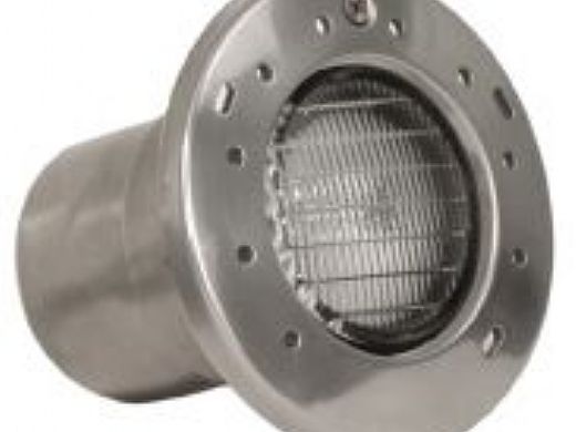 Jandy White Pool Light for Inground Spas with Stainless Steel Facering | 100W 120V 30 ft Cord | WSHV100WS30