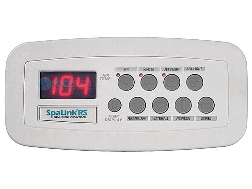Jandy SpaLink RS 8-Function Spa Side Remote | 200' Cord | White | 7489