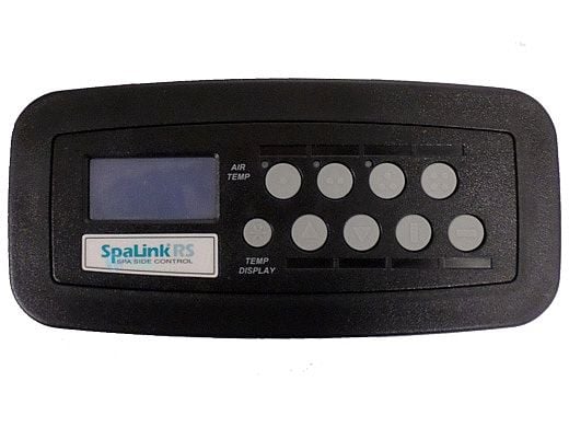 Jandy SpaLink RS 8-Function Spa Side Remote | Black 150' Cord | 7888