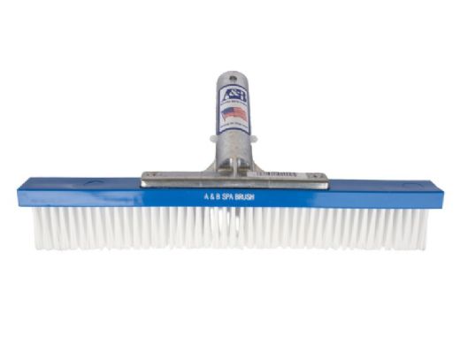A&B Brush Straight Brush | 12" | White Plastic Bristles | 2002
