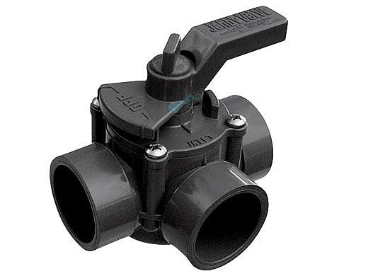 Jandy Pro Series Space Saver Valve Positive Seal 3 Port 1.5x2" | 3406