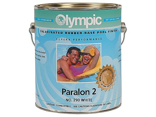 Olympic Paralon 2 Chlorinated Rubber Pool Paint | 1-Gallon | White | 290 G 290-GL