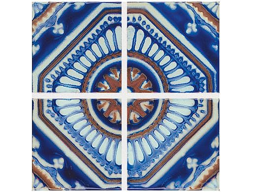 National Pool Tile Iberia Series | Royal Blue Print | Cadiz | Pool
