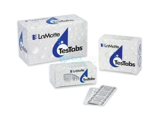 LaMotte Chlorine DPD #1 RAPID TesTabsTablets | 10 per Sheet 50 Pack | 6999A-H