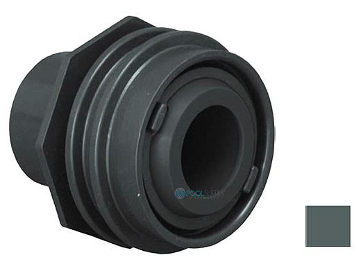 AquaStar 1" Flush Mount Return Fitting with Water Stop | Light Gray | 303