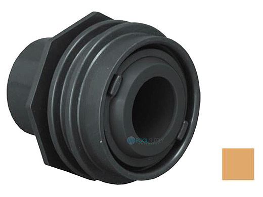 AquaStar 1" Flush Mount Return Fitting with Water Stop | Tan | 308