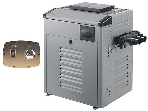 Jandy Legacy LRZ Pool Heater | 400,000 BTU Natural Gas | Millivolt Standing Pilot | Manual Control | Polymer Heads  | LRZ400MN