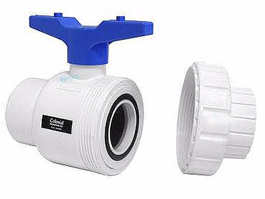 Lasco Ball Valve 1-.5" Single Union SxS PVC | V17131W