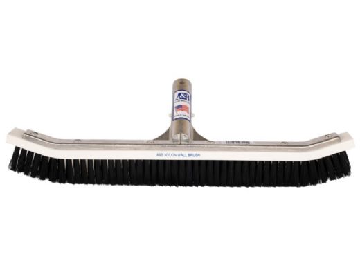 A&B Brush Curved Wall Brush | 18" | Black Nylon Bristles | 3015