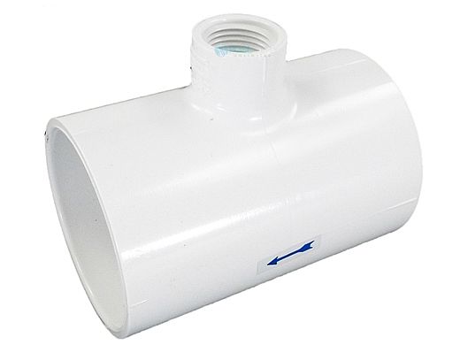 Lasco 2"x2"x.5" Slip x Slip x Female Thread PVC Reducing Tee | 402-247