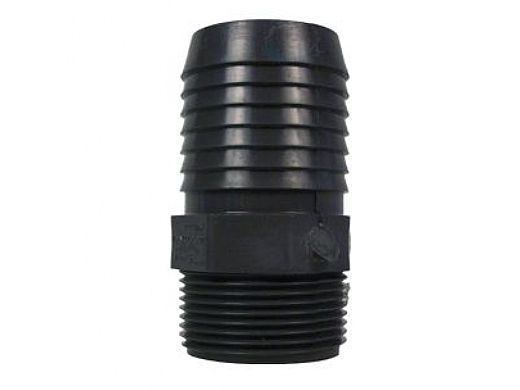Barbed Hose Adaptor 1 1/4  inch x 1 1/2 inch MIPT x INS | 1436-169