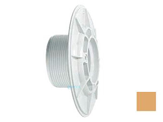 AquaStar 6" Sumpless Bulkhead Fitting with 2.5" MPT and 2" Slip Socket (VGB Series) | Tan | 625T20S108