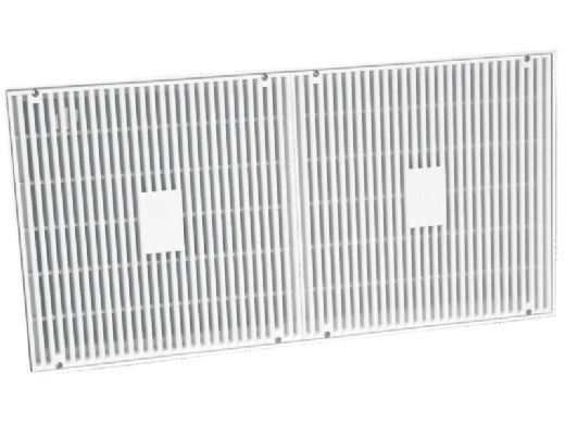 Neptune Benson SuperFlow Molded Drain Cover | Frame and Grate | 18" x 36" | White | 1000-8329