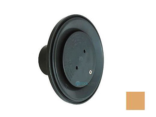 AquaStar 4" Adjustable Floor Return Fitting with Water Stop | Tan | 4DIV108
