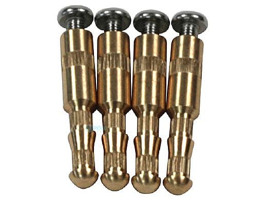 AquaStar Four Brass Inserts with Four Stainless Steel Screws for Suction Outlet Retrofits | BIK4