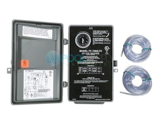 Len Gordon Outdoor Control System with Time Clock | 4 Function Switch 20 Amp | FF1094LTC | 910108-007