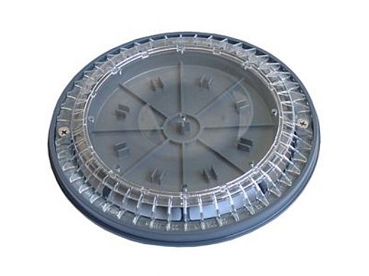 AquaStar 8" Color Choice Suction Outlet Covers, Inserts, and Frames Dark Gray | 8CC105