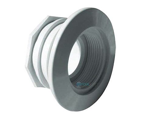 AquaStar Choice Large Wall Fitting with 1 1/2" FPT and Water Barrier | White | ES1022WB01