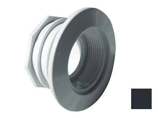 AquaStar Choice Large Wall Fitting with 1 1/2" FPT and Water Barrier | Black | ES1022WB02