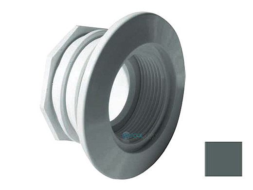 AquaStar Choice Large Wall Fitting with 1 1/2" FPT and Water Barrier | Dark Gray | ES1022WB05