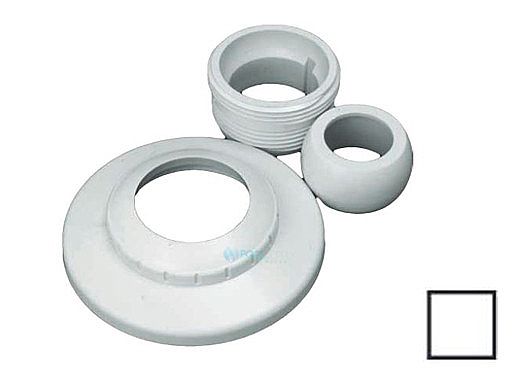 AquaStar Decorative Cover with 1" Eyeball and Threaded Core | White | DC101