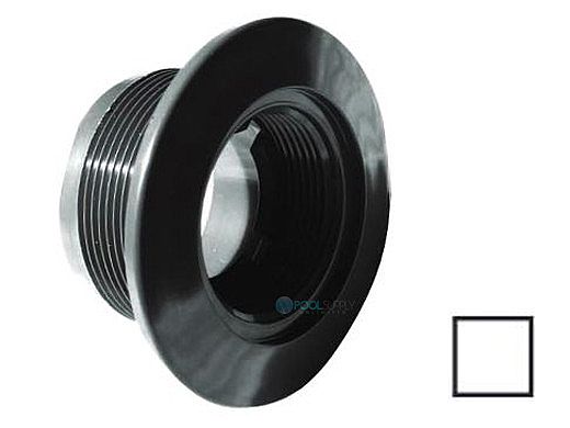 AquaStar Large Wall Fitting with Threaded O.D. Fits 1-1/2" Pipe | White | ES102201