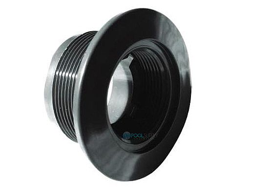 AquaStar Large Wall Fitting with Threaded O.D. Fits 1-1/2" Pipe | Black | ES102202