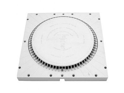 AquaStar 12X12 Square Retrofit to 10 inch Anti Entrapment Suction Outlet Cover White | RFS12101