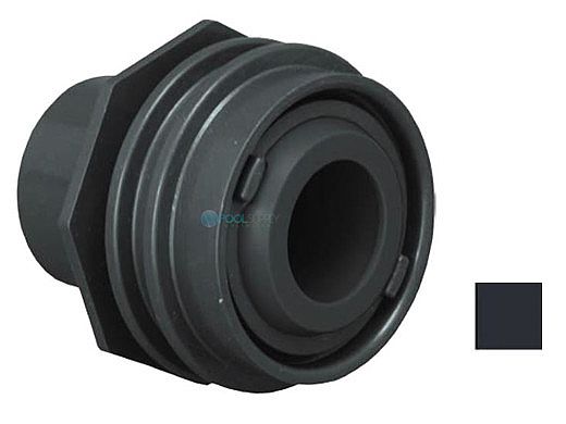 AquaStar Flus-Mount Return Fitting | with Water Stop Eyeball and Nut Aim Flow | with 3/4" Orifice | Black | 302B