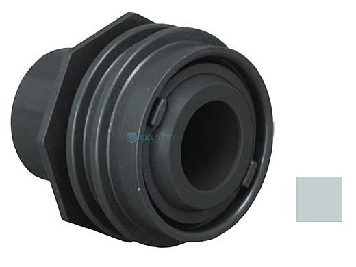 AquaStar Flus-Mount Return Fitting | with Water Stop Eyeball and Nut Aim Flow | with 3/4" Orifice | Light Gray | 303B