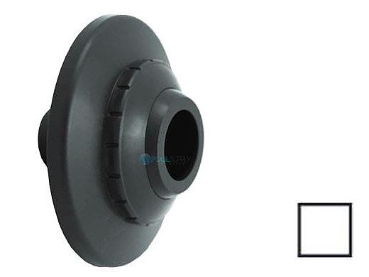 AquaStar Three-Piece Directional Eyeball Fittings | 1" Knock-In | with Flange - 1" Orifice | White | 5101