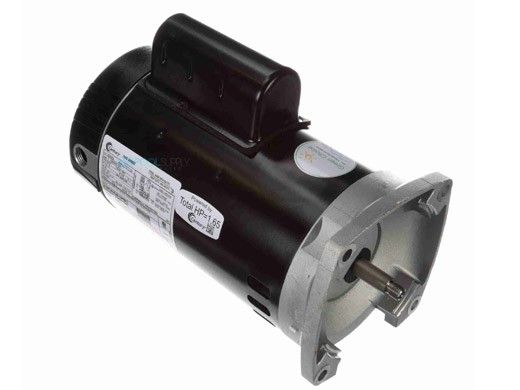 Replacement Square Flange Pool & Spa Motor | 1HP Energy Efficient 2-Speed | 56 Frame Full-Rated | 230V | B2982