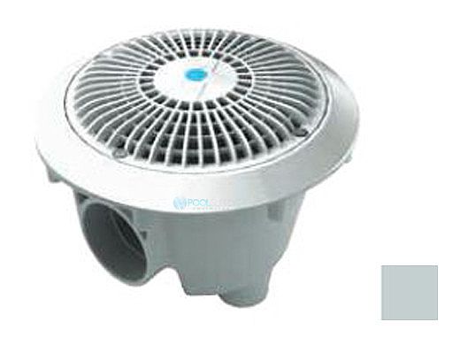 AquaStar 8'' Star Anti-Entrapment Cover, Solid Riser Ring and Standard Sump (VGB Series) | Light Gray | A8RSB103