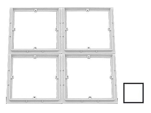 AquaStar 18"x18" Flat Frame | White | 18FR101