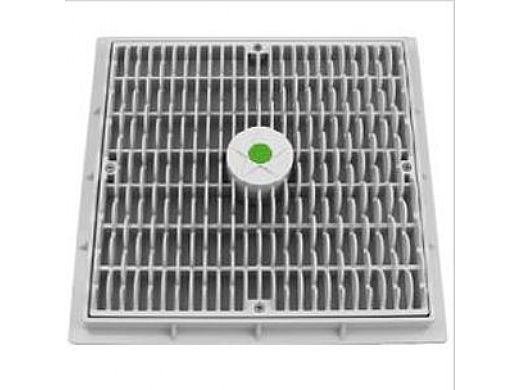 AquaStar 12x12 Square Wave Anti Entrapment Suction Outlet Covers and Frames Blue | WAV12104VGB