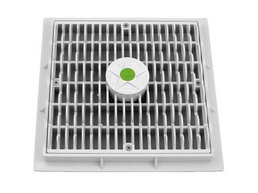 AquaStar 9x9 Square Wave Anti Entrapment Suction Outlet Covers and Frames | WAV9101