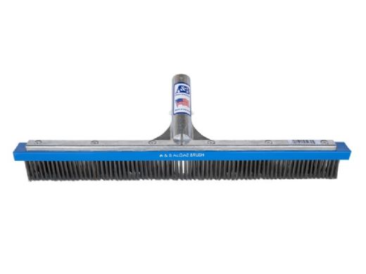 A&B Brush Straight Algae Brush | 18" | Stainless Steel Bristle | 5030
