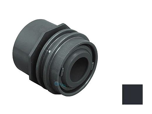 AquaStar Choice Flush Mount Return/Water Barrier with 1.5" Socket With 1/2" Orifice | Black | JE3102C