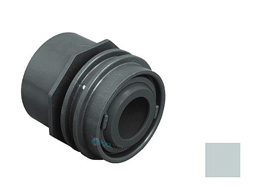 AquaStar Choice Flush Mount Return/Water Barrier with 1.5" Socket With 1/2" Orifice | Light Gray | JE3103C