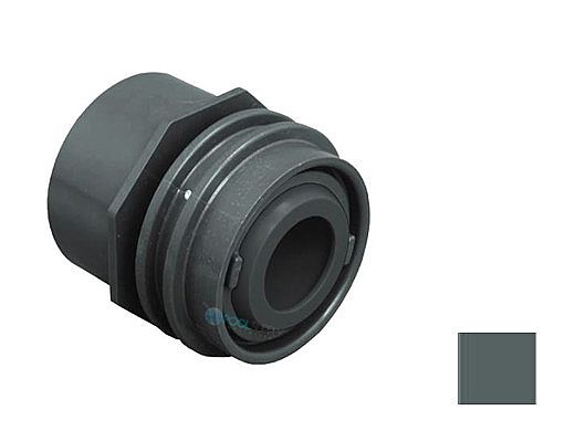 AquaStar Choice Flush Mount Return/Water Barrier with 1.5" Socket With 3/4" Orifice | Dark Gray | JE3105B