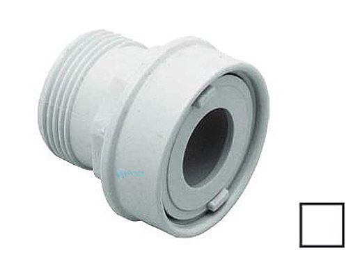 AquaStar Choice 1/2" Extender Fits SwimQuip Commercial 1 1/4" Fitting | White | BSASD101