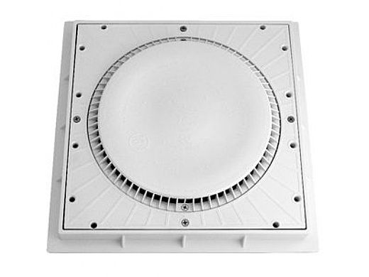AquaStar 12 inch Shallow Square to 10 inch Anti Entrapment Suction Outlet Cover and Frame White | SRFS12101
