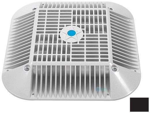 AquaStar 14" Square Anti-Entrapment Suction Outlet Cover, Mud Frame and Retro-Adapter Sub-Frame | for 9" Square | .75" Deep Retrofits | Black | 914102