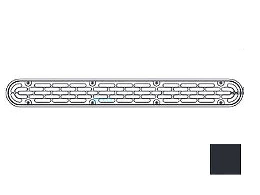 AquaStar 32" Channel Drain Flat Grate Suction Outlet Cover Only with Screws | Without Frame | Black | 32CDFLNF102